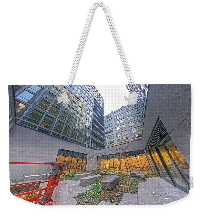 Hudson Square Weekender Tote Bag featuring the photograph 15dec20 0241 by Steve Sahm