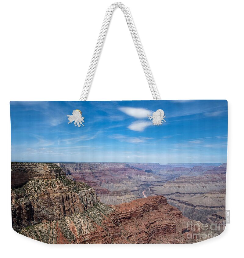 The Grand Canyon Weekender Tote Bag featuring the digital art The Grand Canyon by Tammy Keyes