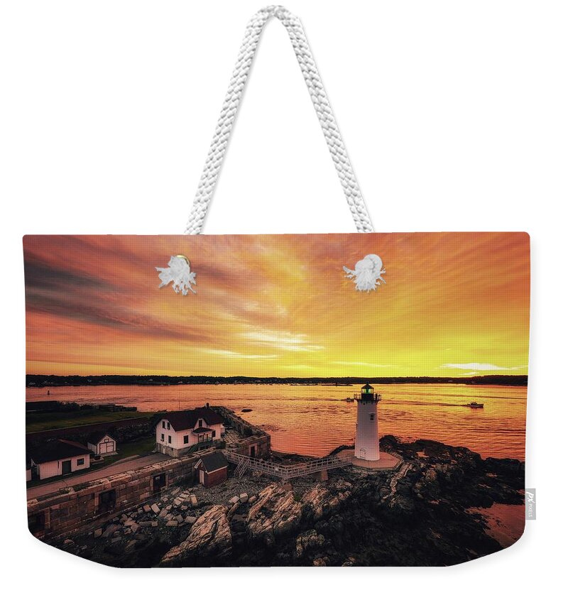  Weekender Tote Bag featuring the photograph Portsmouth #18 by John Gisis