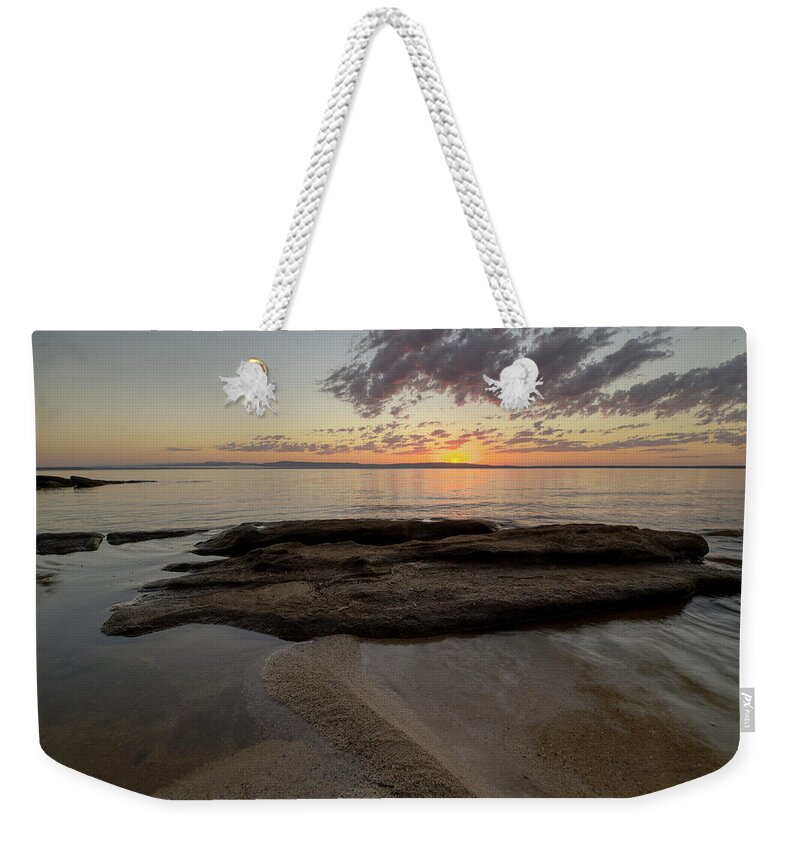 Sunrise Weekender Tote Bag featuring the photograph 1808rise2 by Nicolas Lombard