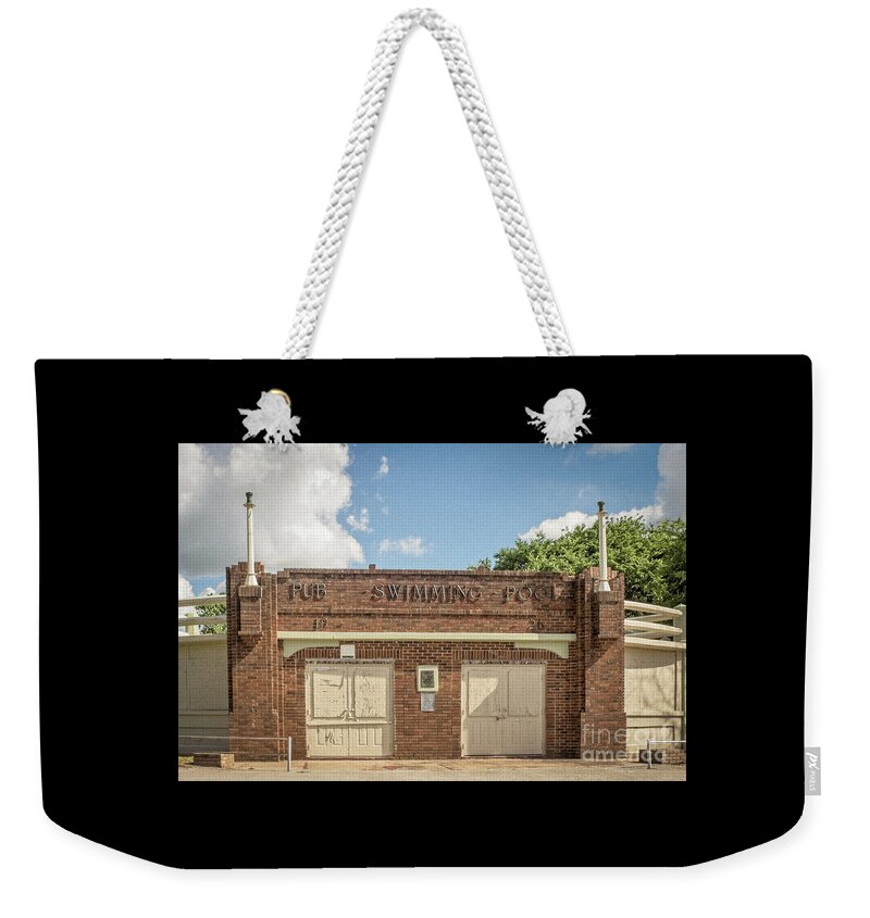 1926 Swimming Pool Weekender Tote Bag featuring the photograph 1926 Swimming Pool  by Imagery by Charly