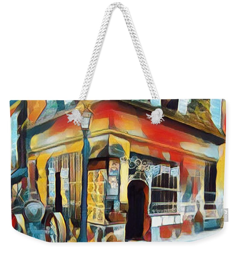  Weekender Tote Bag featuring the painting 1984 by Try Cheatham