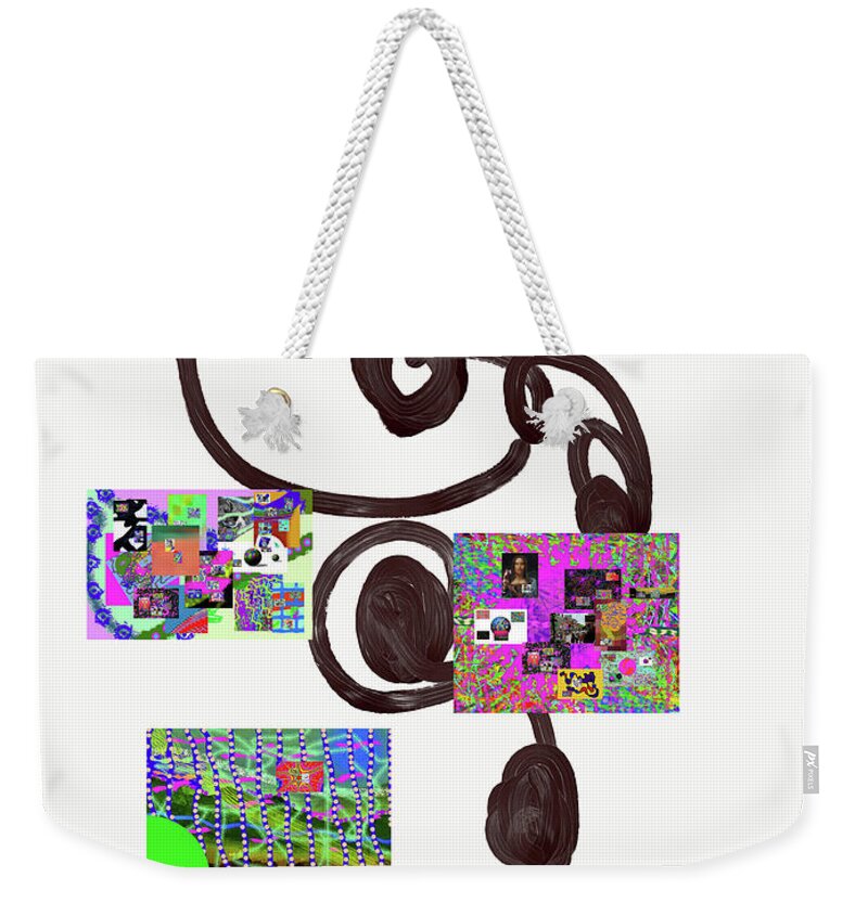  Weekender Tote Bag featuring the digital art 2-28-2072z by Walter Paul Bebirian