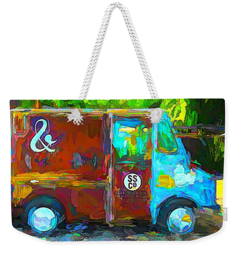 Truck Weekender Tote Bag featuring the photograph Another Funky Wine Truck #3 by Floyd Snyder