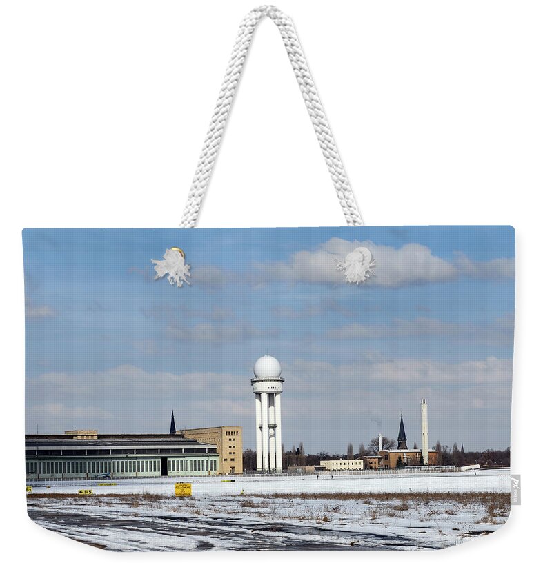 Architecture Weekender Tote Bag featuring the photograph Berlin, Tempeholf #2 by Eleni Kouri