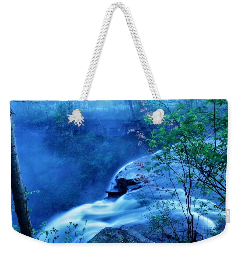  Weekender Tote Bag featuring the photograph Brandywine Falls by Brad Nellis