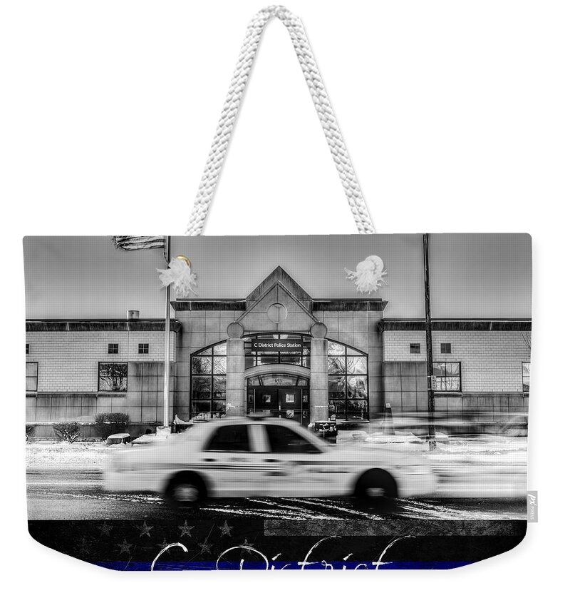 Buffalo New York Weekender Tote Bag featuring the photograph C District #2 by John Angelo Lattanzio