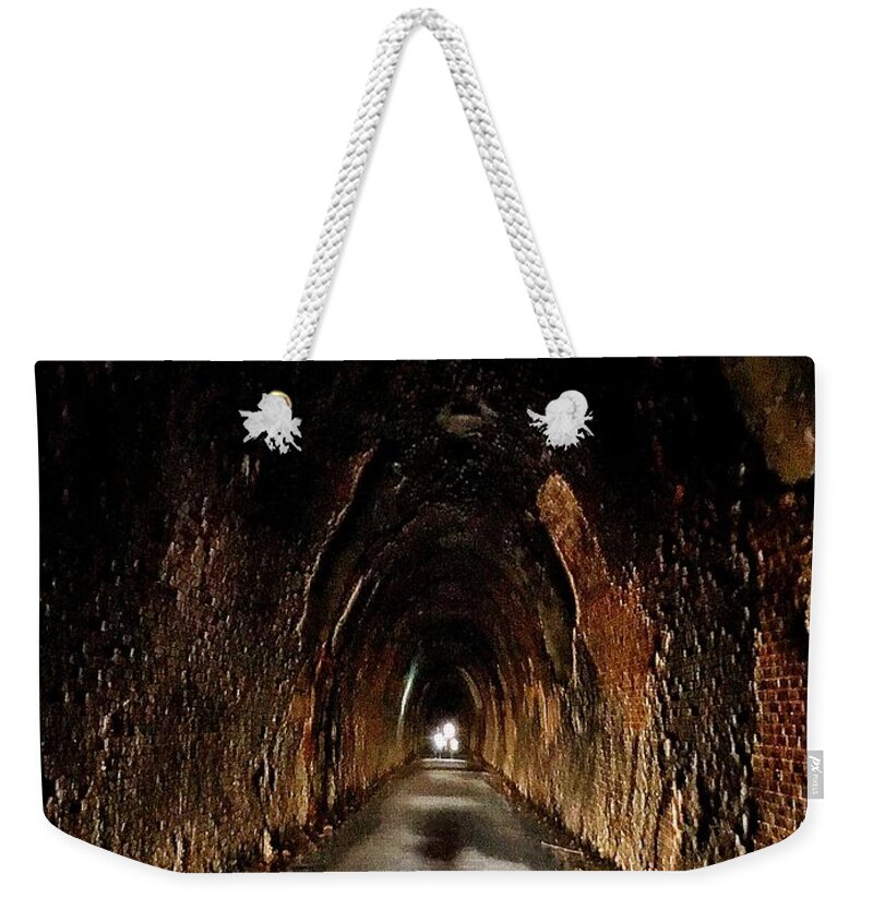  Weekender Tote Bag featuring the photograph Crozet Blue Ridge Tunnel #2 by Stephen Dorton
