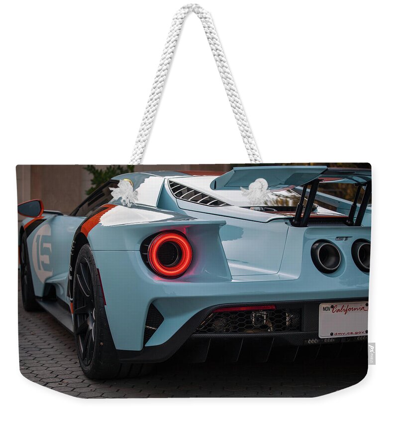 Cobra Weekender Tote Bag featuring the photograph #Ford #GT #Print #2 by ItzKirb Photography