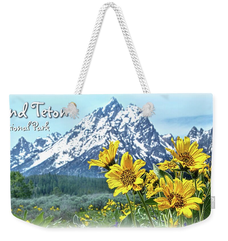 Grandtetons Weekender Tote Bag featuring the photograph Grand Tetons #3 by Phil Koch