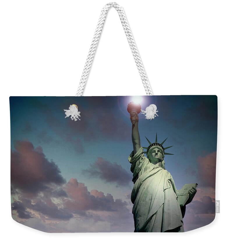 Nag002008c Weekender Tote Bag featuring the photograph Liberty #2 by Edmund Nagele FRPS