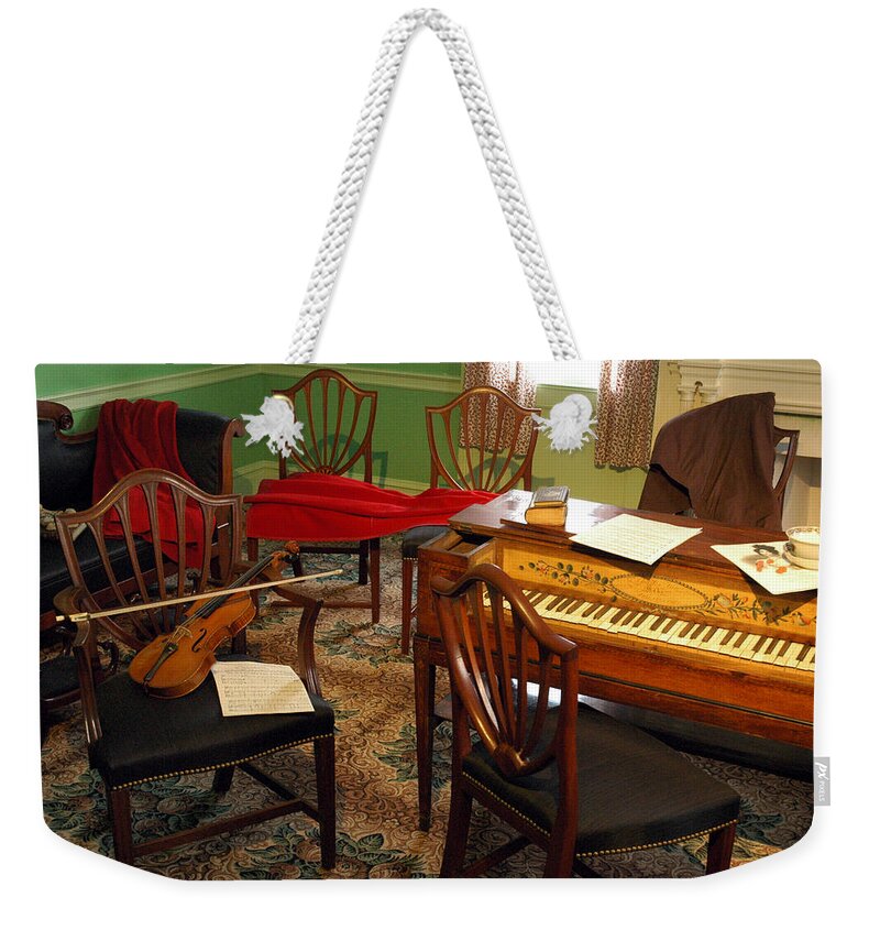  Weekender Tote Bag featuring the photograph Musical Chairs #2 by Rein Nomm