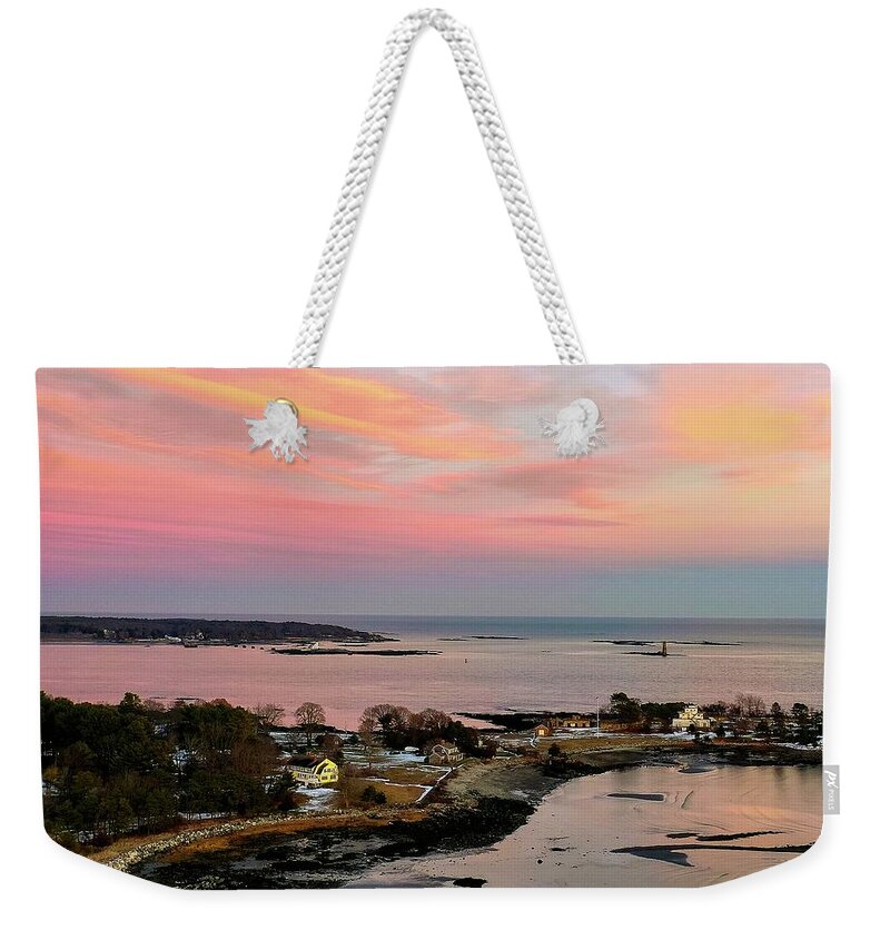  Weekender Tote Bag featuring the photograph New Castle by John Gisis