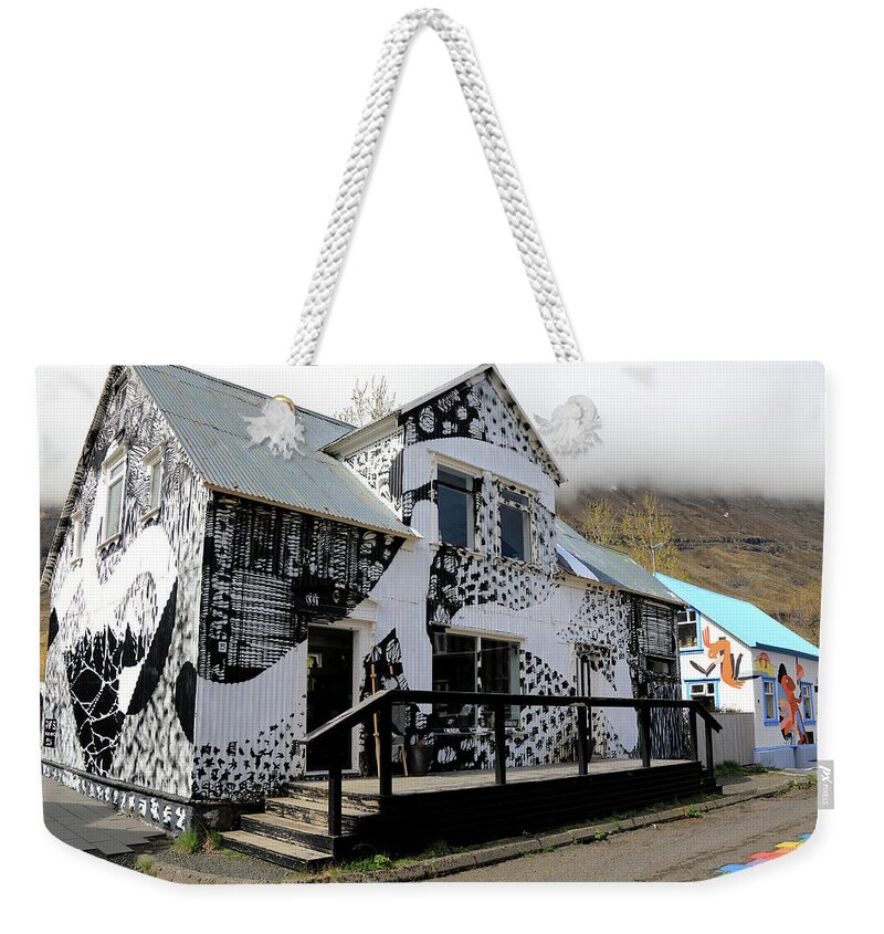 Iceland Weekender Tote Bag featuring the photograph Seydisfdordur Iceland #3 by Richard Krebs