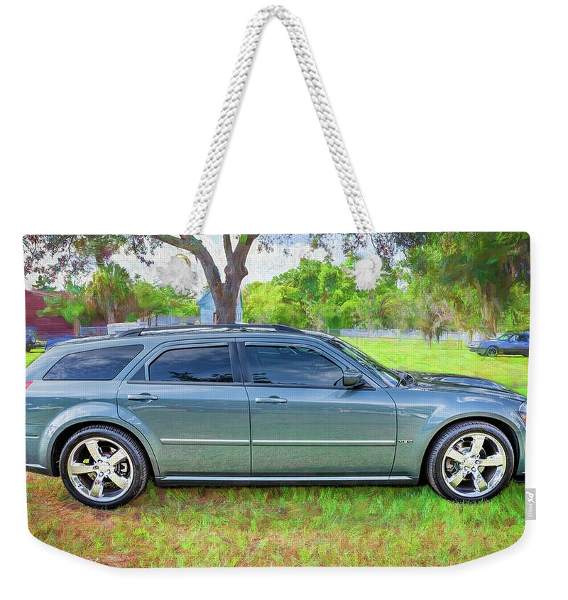 2006 Dodge Magnum Rt Weekender Tote Bag featuring the photograph 2006 Dodge Magnum RT X110 by Rich Franco