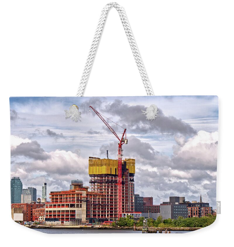 Halcyon Weekender Tote Bag featuring the photograph 2021-09-22-0072PrivateDrive by Steve Sahm