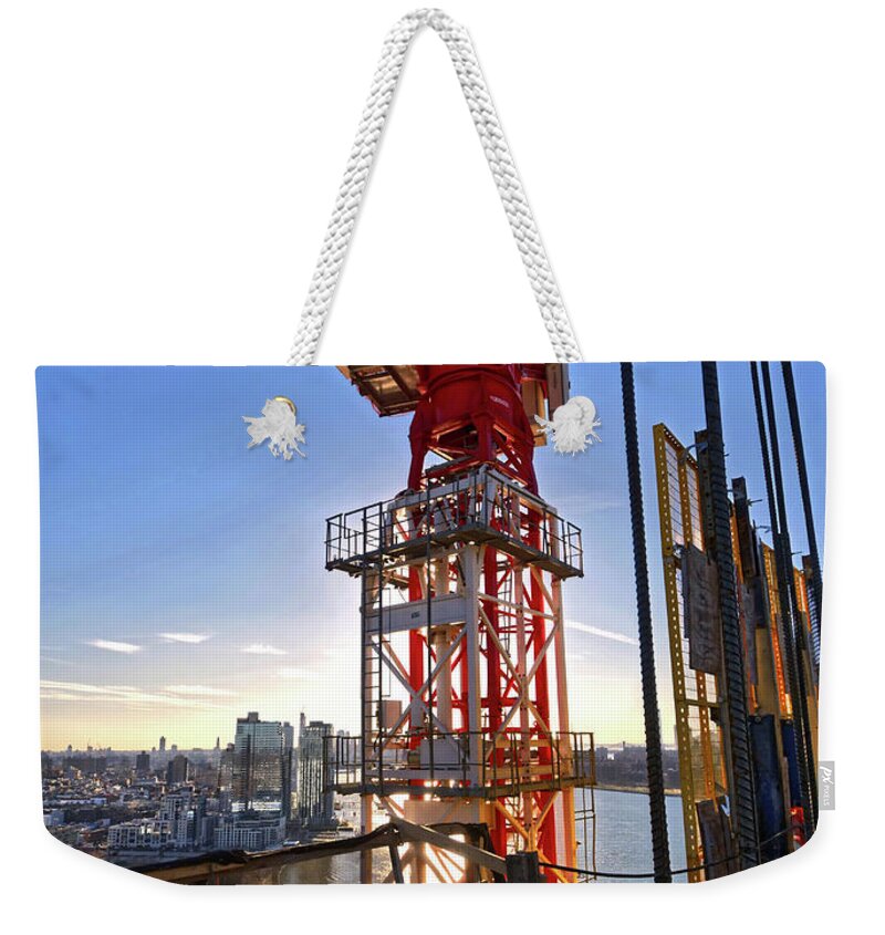 Halcyon Weekender Tote Bag featuring the photograph 2021-12-14-2266-PrivateDrive by Steve Sahm