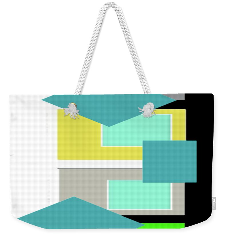 2021 Weekender Tote Bag featuring the digital art 2021 August Trends Colors of the Year with Colors of the Month by Delynn Addams