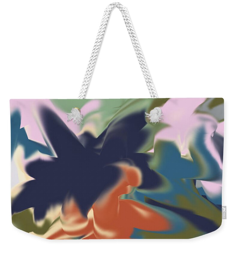 2023 Weekender Tote Bag featuring the digital art 2023 Color Palette Abstract by Ronald Mills