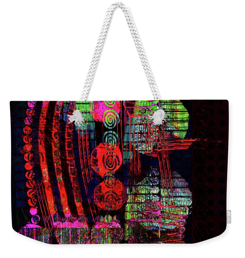  Weekender Tote Bag featuring the digital art Lantern Light by Marina Flournoy