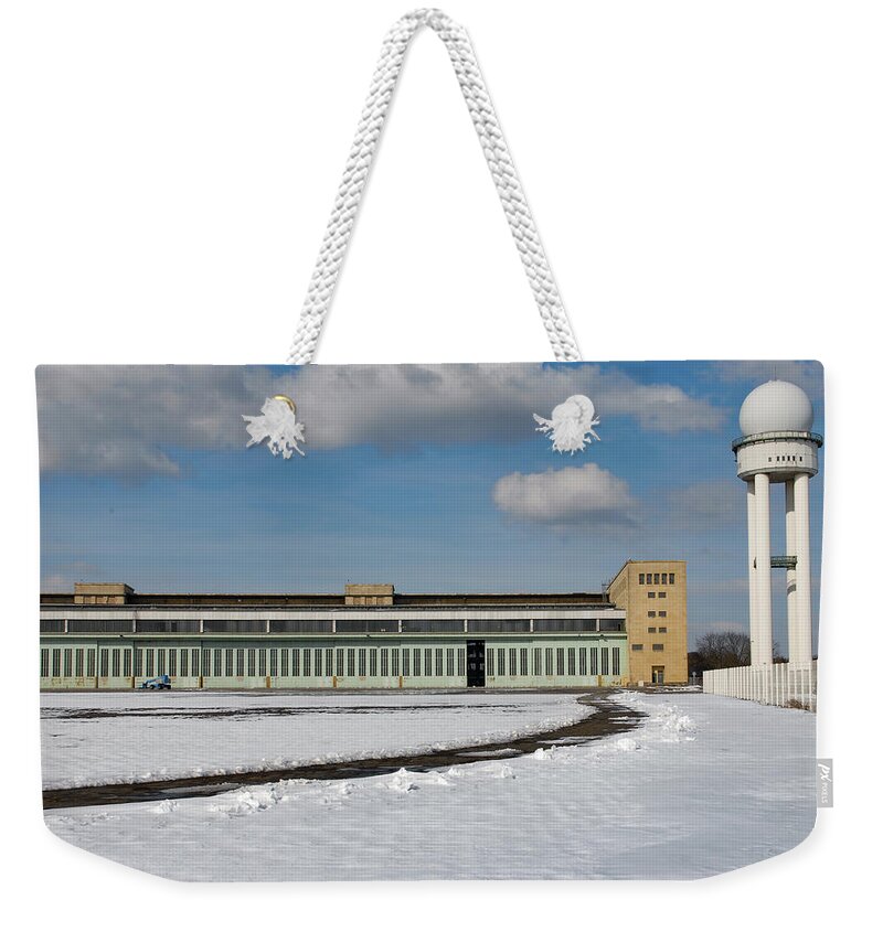 Architecture Weekender Tote Bag featuring the photograph Berlin #3 by Eleni Kouri