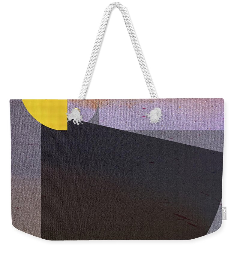 Bauhaus Weekender Tote Bag featuring the painting Bird #3 by Charles Stuart
