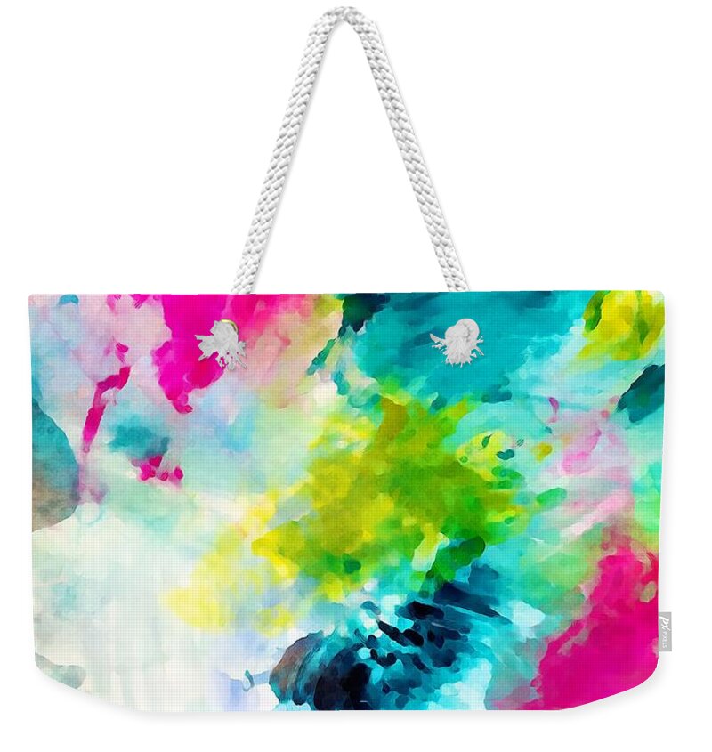  Weekender Tote Bag featuring the painting I Got All Ya Need #3 by Darlene Watson