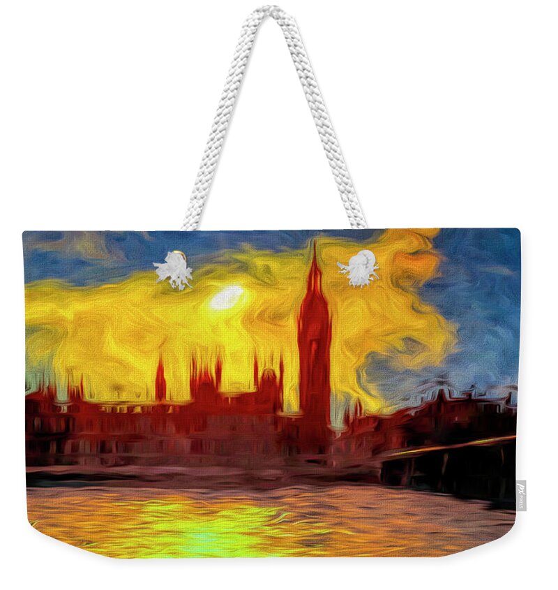 Nag006165 Weekender Tote Bag featuring the digital art London #3 by Edmund Nagele FRPS