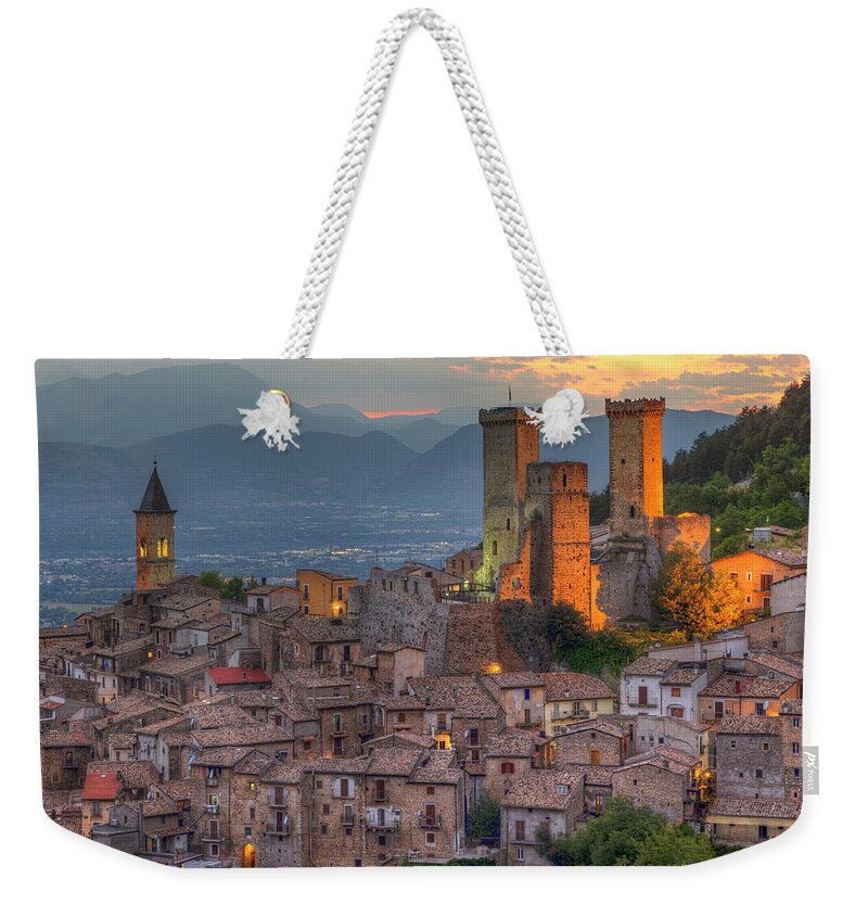 Pacentro Weekender Tote Bag featuring the photograph Pacentro - Abruzzo - Italy #3 by Joana Kruse