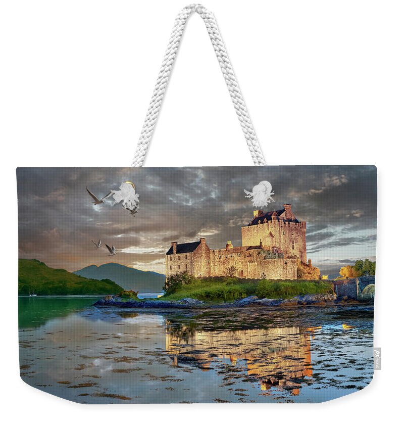 Castles Weekender Tote Bag featuring the photograph Photo of Eilean Donan Castle, Scotland by Paul E Williams