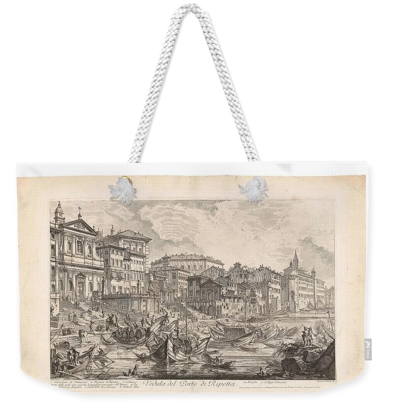  Nature Weekender Tote Bag featuring the painting Giovanni Battista Piranesi by MotionAge Designs
