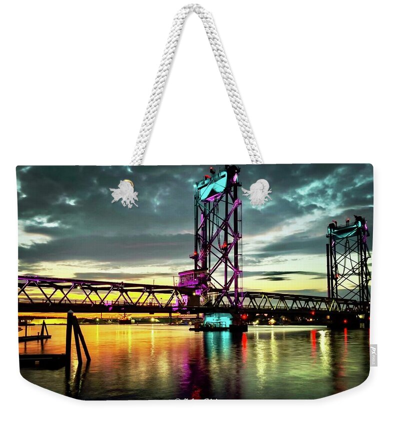 Weekender Tote Bag featuring the photograph Portsmouth by John Gisis