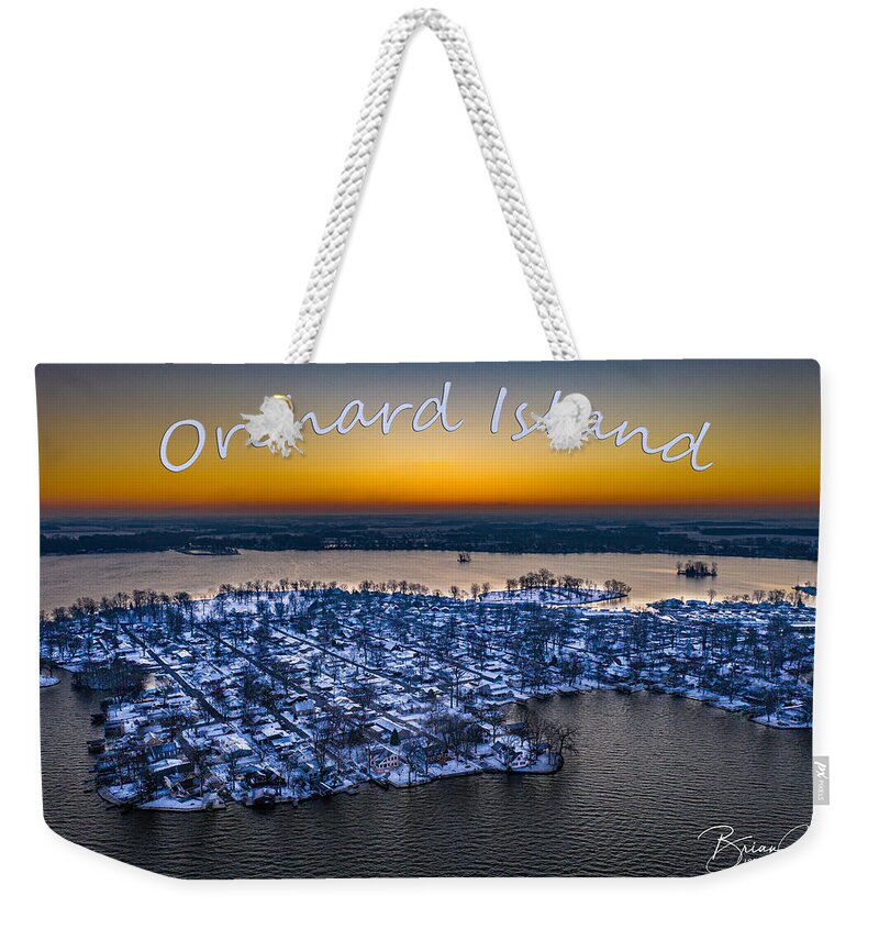  Weekender Tote Bag featuring the photograph Orchard Island Sunrise #4 by Brian Jones