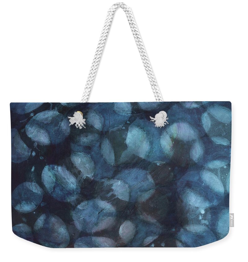  Weekender Tote Bag featuring the painting 'Simon says, Looks like .....' by Petra Rau