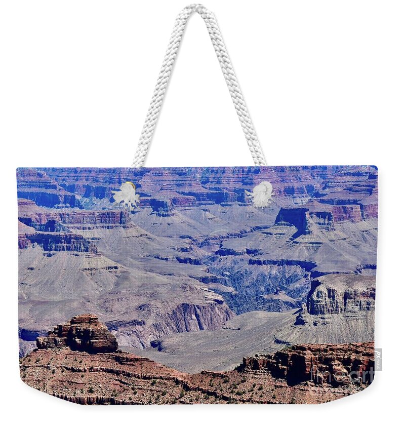 The Grand Canyon Weekender Tote Bag featuring the digital art The Grand Canyon #4 by Tammy Keyes
