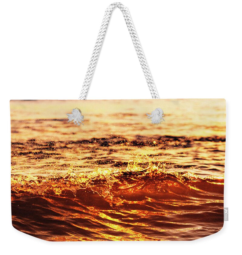 Atlantic Ocean Weekender Tote Bag featuring the photograph 4181 Delray Beach Florida Ocean Waves by Amyn Nasser Neptune Gallery