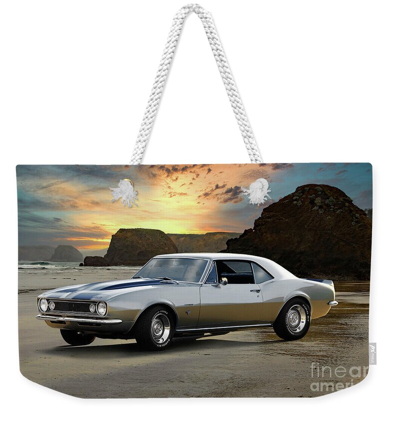1967 Chevrolet Camaro Weekender Tote Bag featuring the photograph 1967 Chevrolet Camaro #5 by Dave Koontz