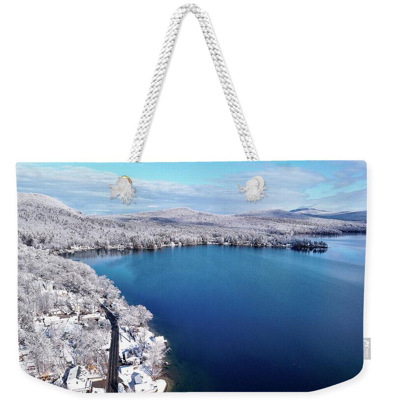  Weekender Tote Bag featuring the photograph Merrymeeting Lake #5 by John Gisis
