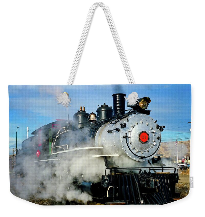 Fineartamerica Weekender Tote Bag featuring the photograph #51 Departing Enumclaw #51 by Larey McDaniel