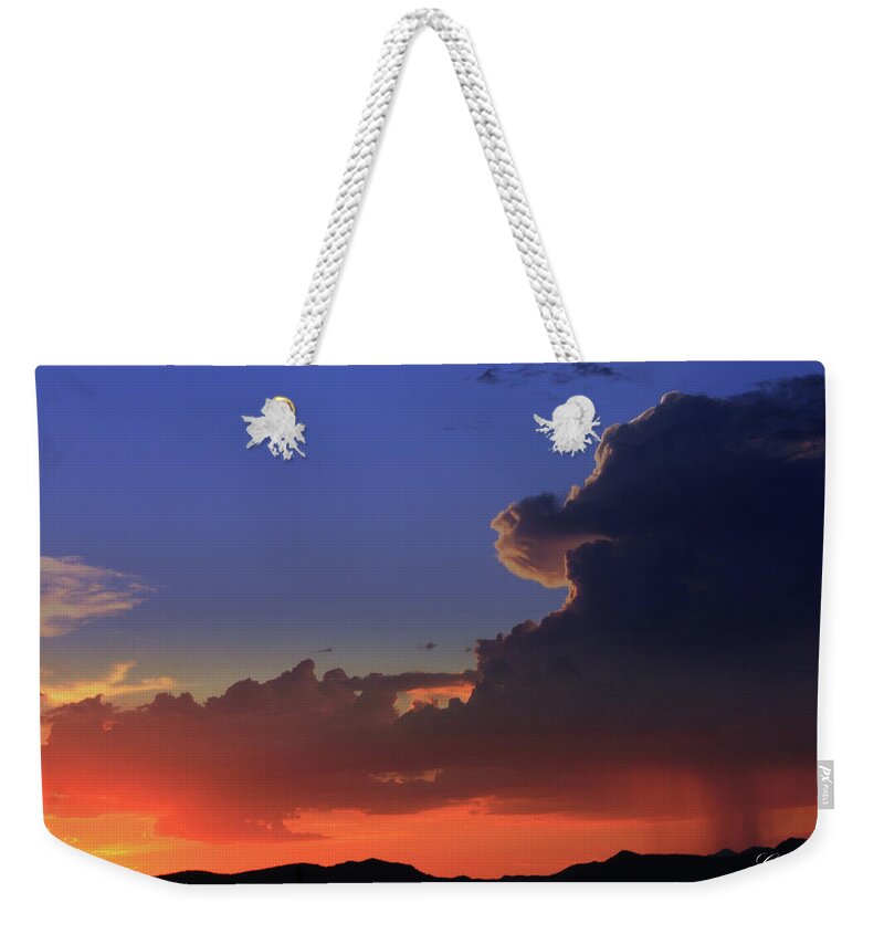 Arizona Weekender Tote Bag featuring the photograph So Amazing - Signed by Gene Taylor