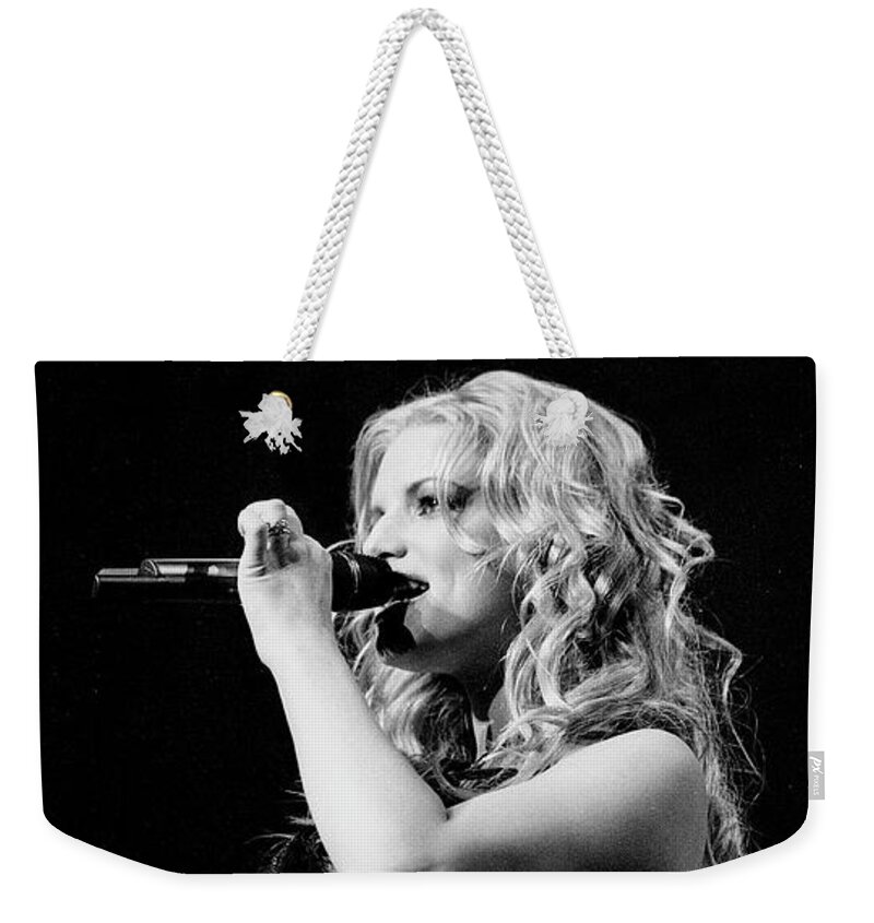 Jessica Simpson Weekender Tote Bag by Concert Photos - Pixels