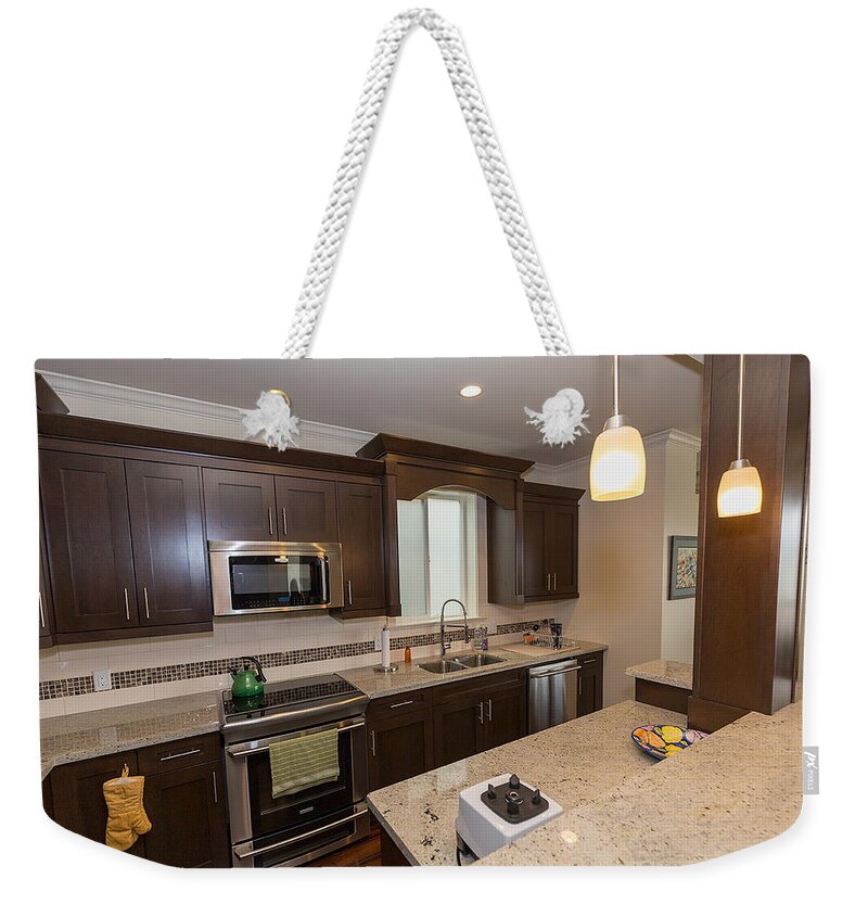 Kitchen Weekender Tote Bag featuring the photograph Real Estate / Maple Ridge #6 by Jim Whitley