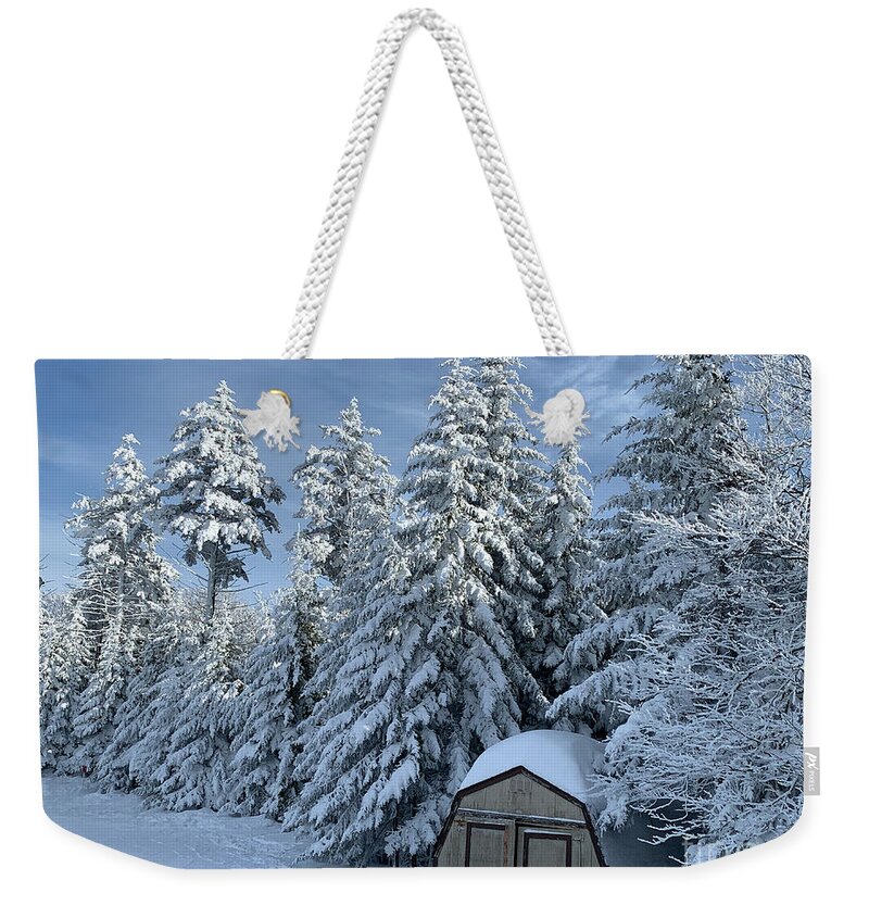 Weekender Tote Bag featuring the photograph Winter Wonderland #6 by Annamaria Frost