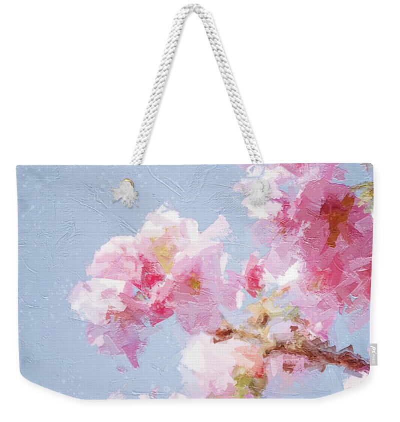 Spring Weekender Tote Bag featuring the digital art Spring is Here #60 by TintoDesigns