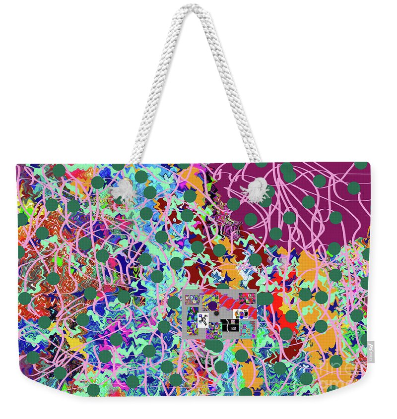Walter Paul Bebirian: Volord Kingdom Art Collection Grand Gallery Weekender Tote Bag featuring the digital art 7-29-2021a by Walter Paul Bebirian