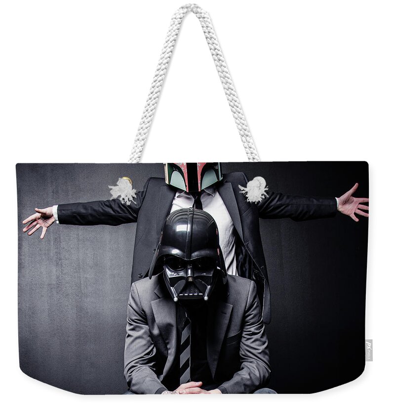 Star Wars Weekender Tote Bag featuring the photograph Star Wars #7 by Marino Flovent