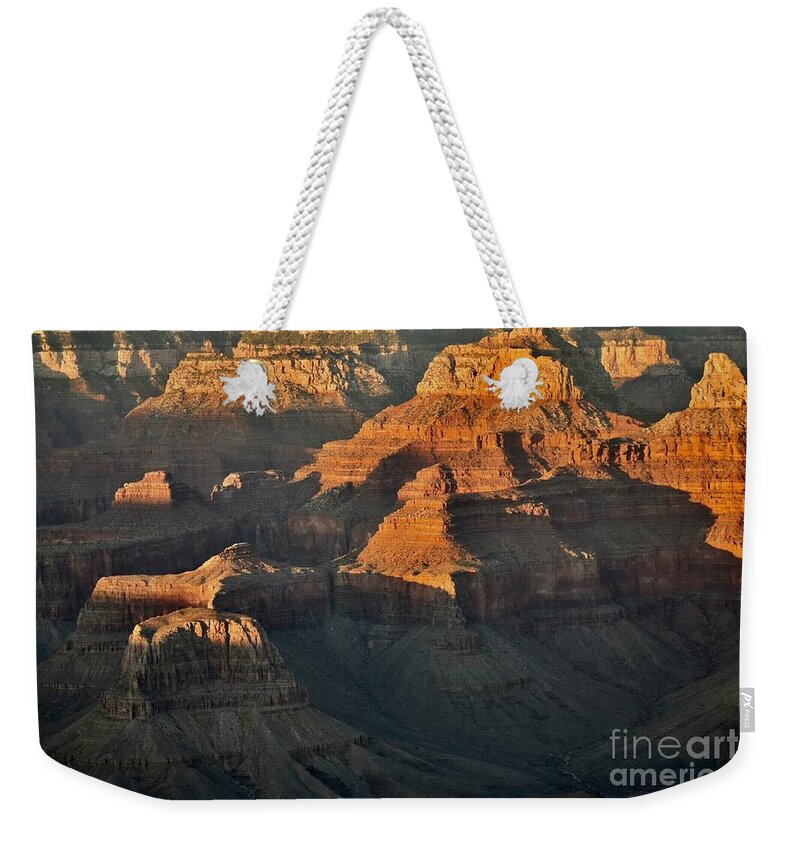 The Grand Canyon Weekender Tote Bag featuring the digital art The Grand Canyon #7 by Tammy Keyes