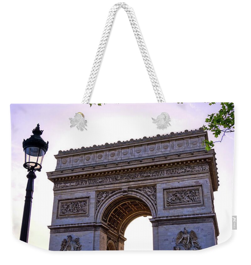 Arc de Triomphe in Paris, France Weekender Tote Bag by James Byard - Fine  Art America