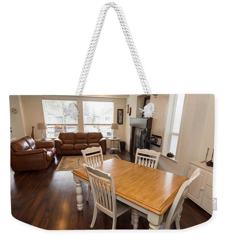 Dining Weekender Tote Bag featuring the photograph Real Estate / Maple Ridge #9 by Jim Whitley