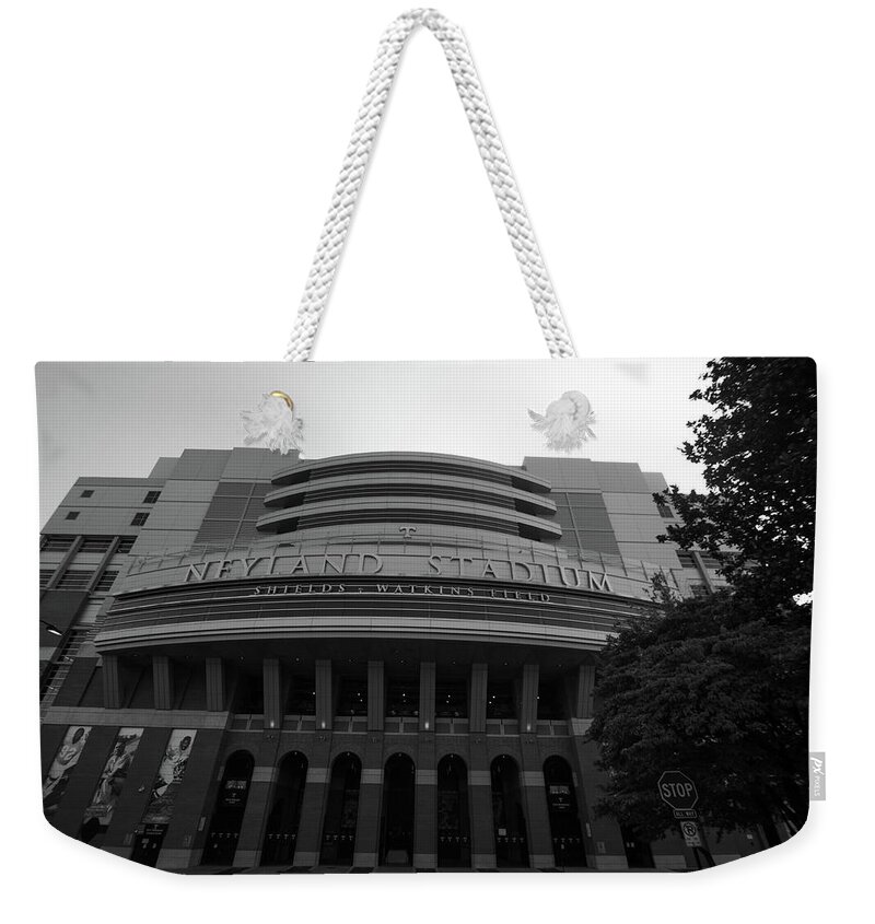Tennessee Vols Weekender Tote Bag featuring the photograph University of Tennesse Neyland Stadium Entrance by Eldon McGraw